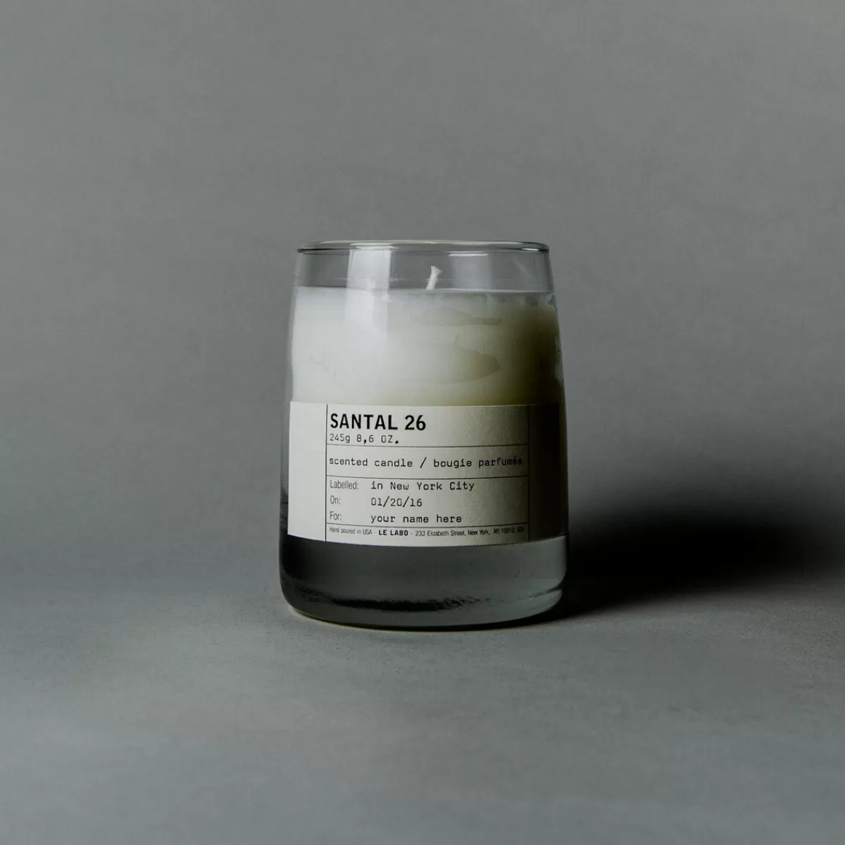 Le Labo Santal 26- Classic Candle